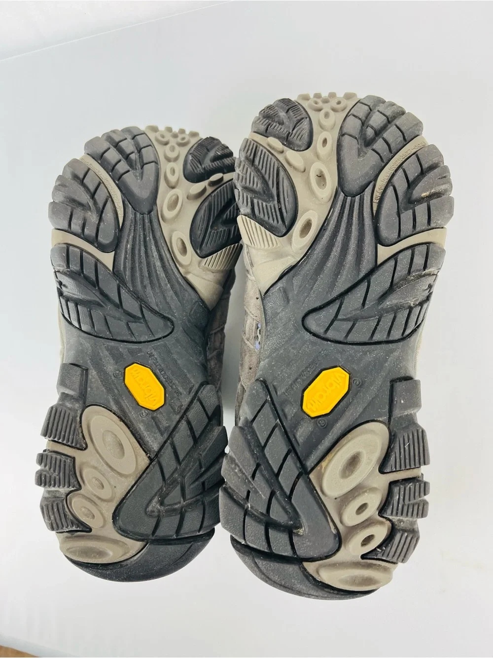 Merrell Women's Moab 2 Vibram Vent Hiking Shoes Falcon Gray and Blue Size 8.5